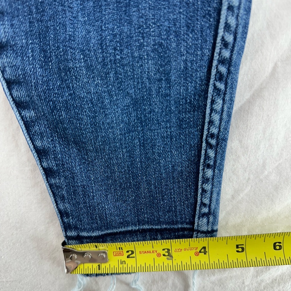 AYR Jeans Womens 28x26 (25x26) Blue‎ The Riser Skinny Fit Denim Stretch Fray Hem - Picture 6 of 12
